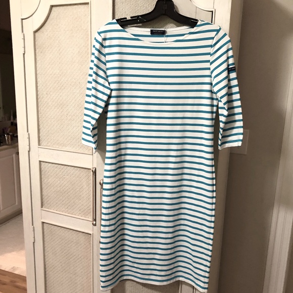 Saint James Propriano II Dress Neige/Caraibe FR 40 USA 8